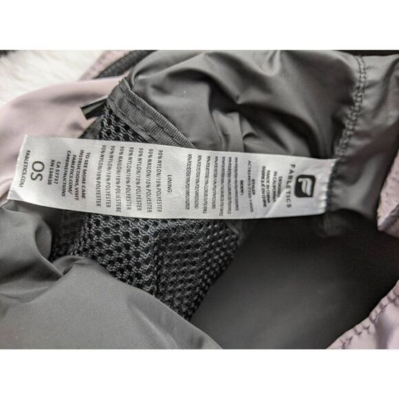 Fabletics Carina Cinched Nylon Light Pink Bucket‎ Bag w Black Straps - Picture 8 of 12